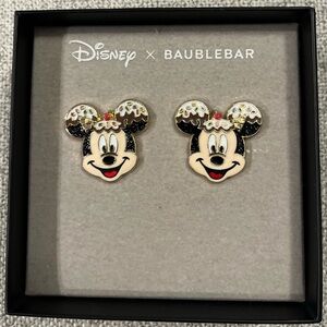 Brand New Disney x Baublebar Mickey Mouse Sundae Earrings